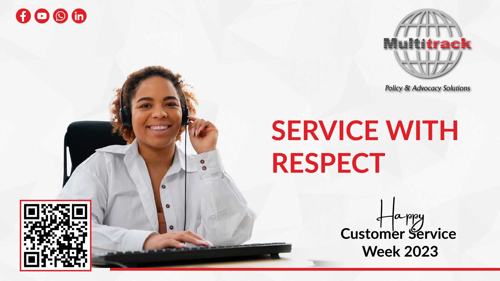 Join us in Celebrating Customer Service Week - 'Service with Respect'